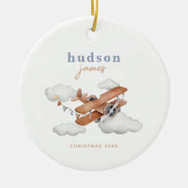 Anpassningsbar Vintage Flygplanets ornament