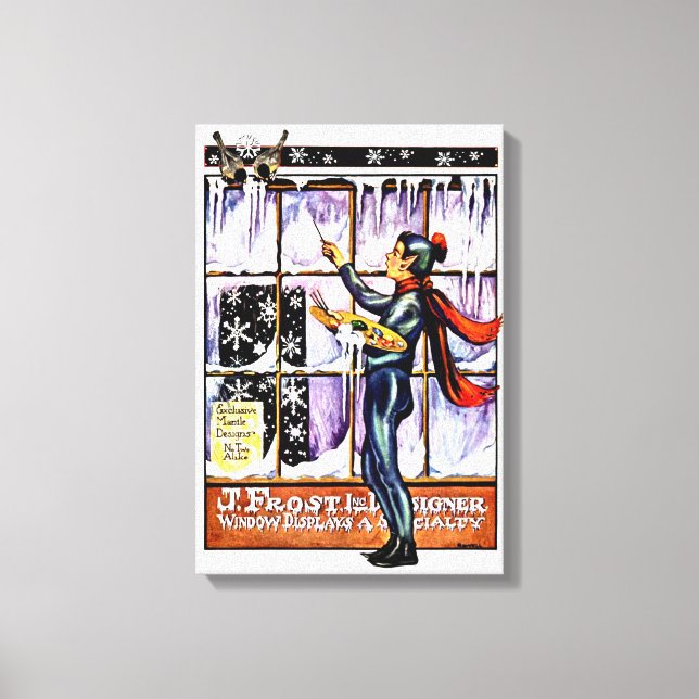 ANPASSNINGSBAR VINTAGE JACK FRAST COVERART CANVAS  (Framsida)