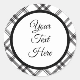 Anpassningsbar Vintage jul - kontroll av bondgårde Runt Klistermärke