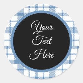 Anpassningsbar Vintage jul - kontroll av bondgårde Runt Klistermärke