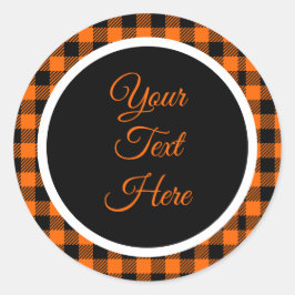 Anpassningsbar Vintage jul - kontroll av bondgårde Runt Klistermärke