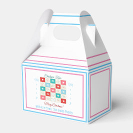 Anpassningsbar Vintage-julannonskalender Presentaskar