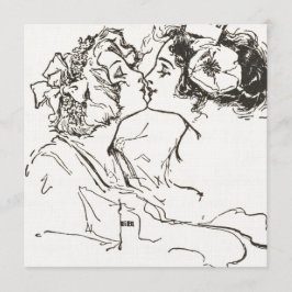 Anpassningsbar Vintage Kyssande Lesbiska Gay Bröll