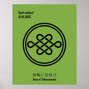 Anpassningsbar Vintage Minimalistisk japansk famil Poster