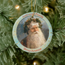 Anpassningsbar Vintage St Nicholas jul