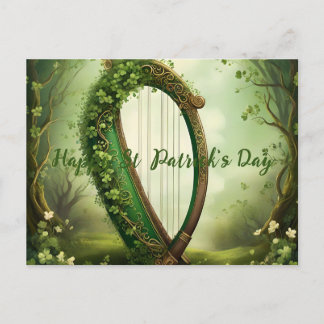 Anpassningsbar Vintage St Patrick's Day Celtic Har Meddelande Vykort
