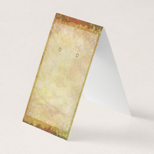 Anpassningsbar Vintage Tated DIY Earring Visning C Visitkort