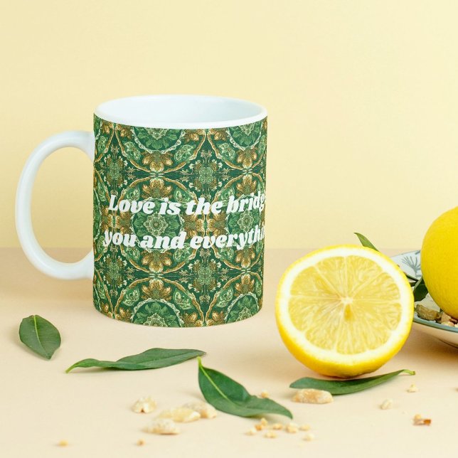Anpassningsbar Vintage Tile Nowruz Persian New Yea Mugg (Custom Vintage Tile Nowruz Persian New Year Gift)