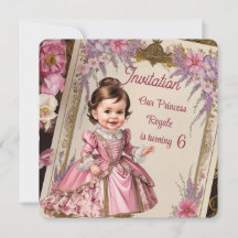Anpassningsbar Vintage Victorian Princess 6e Birth