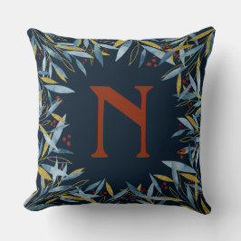 Anpassningsbar Vinterjul Grenar Ram Kudde