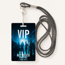 Anpassningsbar VIP All-Access-konsert Event Pass F