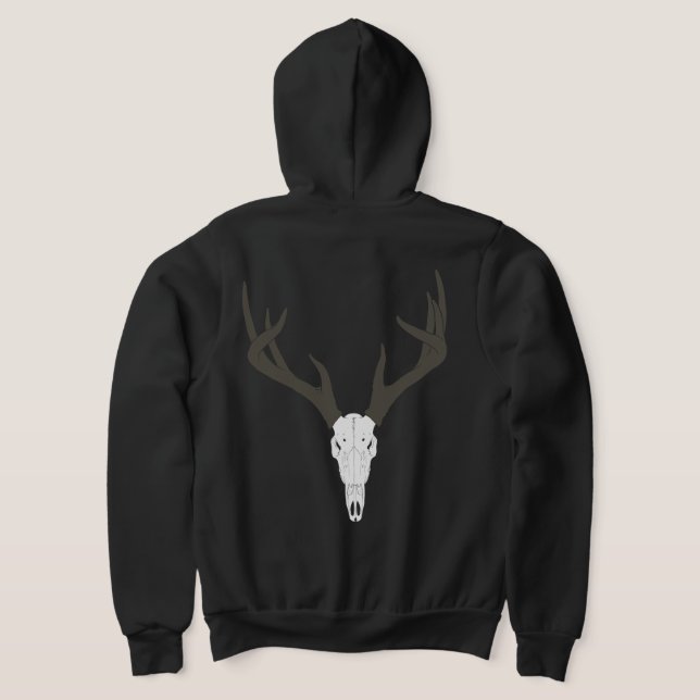 Anpassningsbar Vitstjärtad hjorthjärna T Shirt (Laydown Baksida)