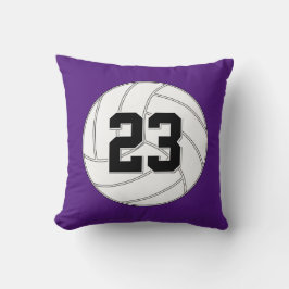 Anpassningsbar Volleyball Player Jersey Number ell Kudde