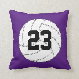 Anpassningsbar Volleyball Player Jersey Number ell Kudde