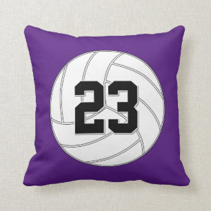 Anpassningsbar Volleyball Player Jersey Number ell Kudde