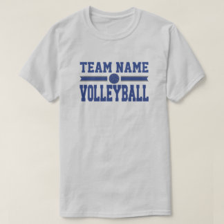Anpassningsbar Volleyball Team Namn-mall T Shirt
