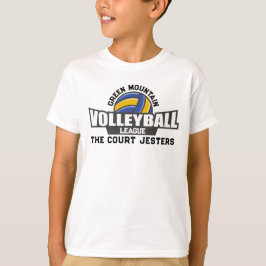 Anpassningsbar Volleyball Team Namn Number Klubb L T Shirt