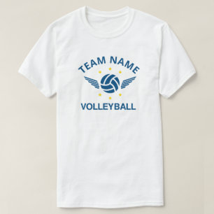 Anpassningsbar Volleyball Team Namn T-Shirt
