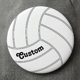 Anpassningsbar Volleyboll Rund Knappsnapp Knapp