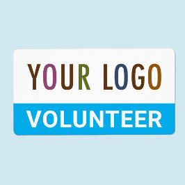Anpassningsbar Volontärstämplar etiketter med Logo Fraktsedel