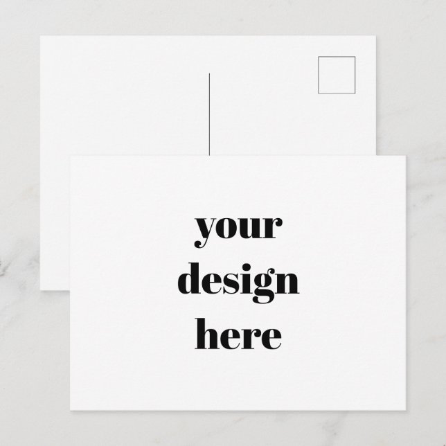 Anpassningsbar Vykort (Fram/baksida)