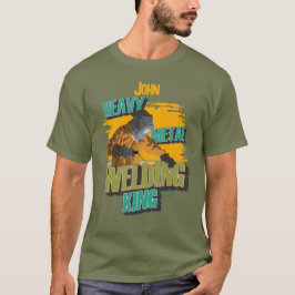 Anpassningsbar welder namn Welder kung-gåva T Shirt