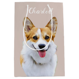 Anpassningsbar Welsh Corgi Hund Personlig Teckning