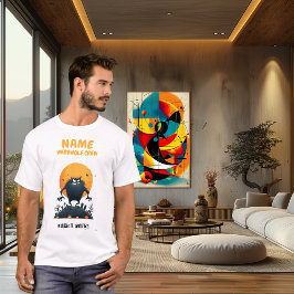 Anpassningsbar Werevarg Crew Halloween Shirt T