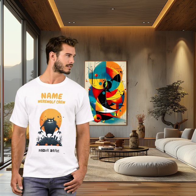 Anpassningsbar Werevarg Crew Halloween Shirt T (Skapare uppladdad)