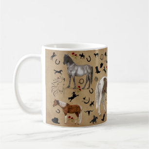 Anpassningsbar Western Fullt Wrap Coffee Mugg Desi