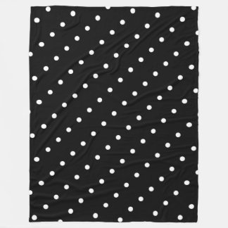 Anpassningsbar White Dot Fleece Blanket