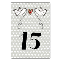 Anpassningsbar White Doves Kärlek Heart Bröllop Bo