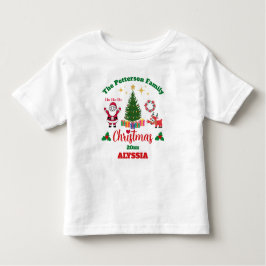 Anpassningsbar White Family jul-julen Jultomten Re T Shirt