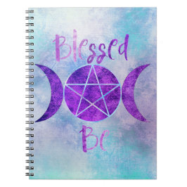 Anpassningsbar Wiccan Spiral-fotopatbok för bärbar Anteckningsbok