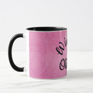 Anpassningsbar Wicked Mugg - Rosa och Grönt Vatten