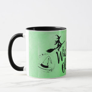 Anpassningsbar Wicked Mugg - Rosa och Grönt Vatten