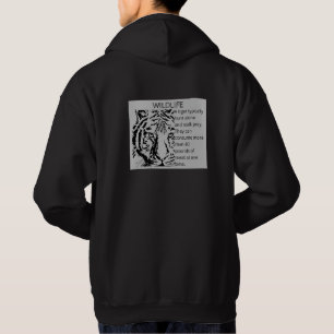 Anpassningsbar Wildlife fantastisk mäktig tiger ma Hoodie