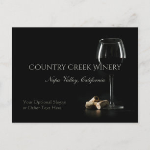 Anpassningsbar Winery/Cocktail Party vykort