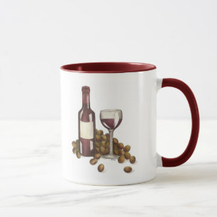 Anpassningsbar Winery Vin Tasting Graps Glass Mugg