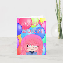 Anpassningsbar Wingz Lillanna Birthday Card