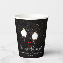 Anpassningsbar Winter Helgdagars Black White Guld