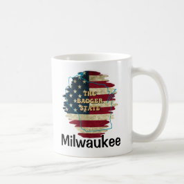 Anpassningsbar Wisconsin State Coffee Mugg