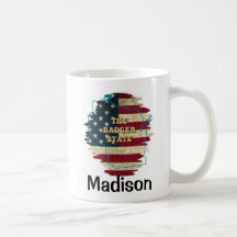 Anpassningsbar Wisconsin State Coffee Mugg