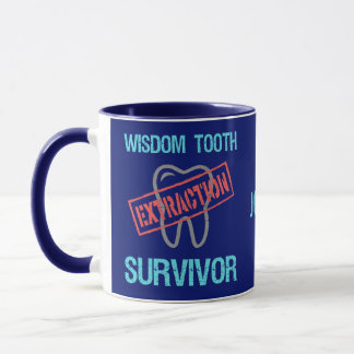 Anpassningsbar Wisdom Tooth Extraaction Survivor.  Mugg