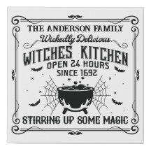 Anpassningsbar Witches Kitchen Sign Halloween