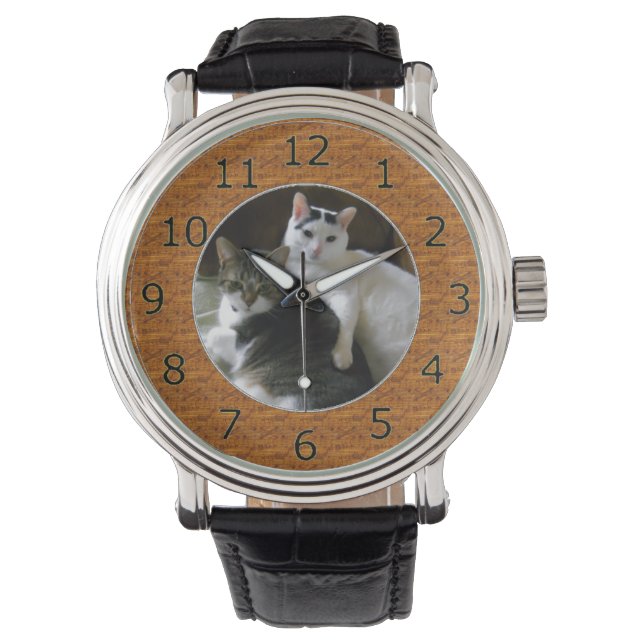 Anpassningsbar Wocle Circle Ram-mall för din egen  Armbandsur (Framsida)