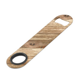 Anpassningsbar Wood Design Speed Flaska Open Långa Öppnare