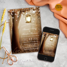 Anpassningsbar Wood Träd String Ljus Rustic Bröllo