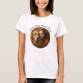 Anpassningsbar World's Best Hund Personlig Pet Pho T Shirt