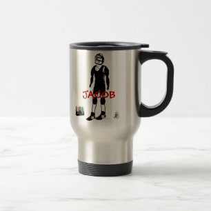 Anpassningsbar Wrestler Tecknad Resemugg